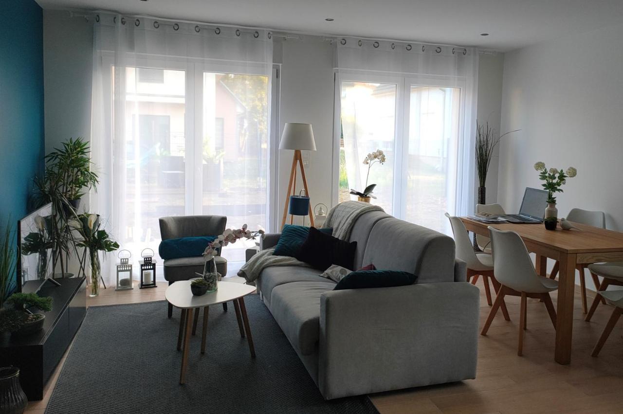 LA MAISON BLEUE, à 20 mn de Strasbourg, sur la route des vins, jusqu'à 6 personnes, Sélestat Esterno foto