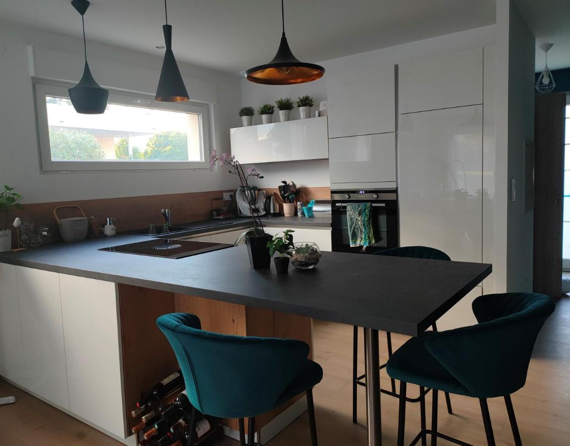 LA MAISON BLEUE, à 20 mn de Strasbourg, sur la route des vins, jusqu'à 6 personnes, Sélestat Esterno foto