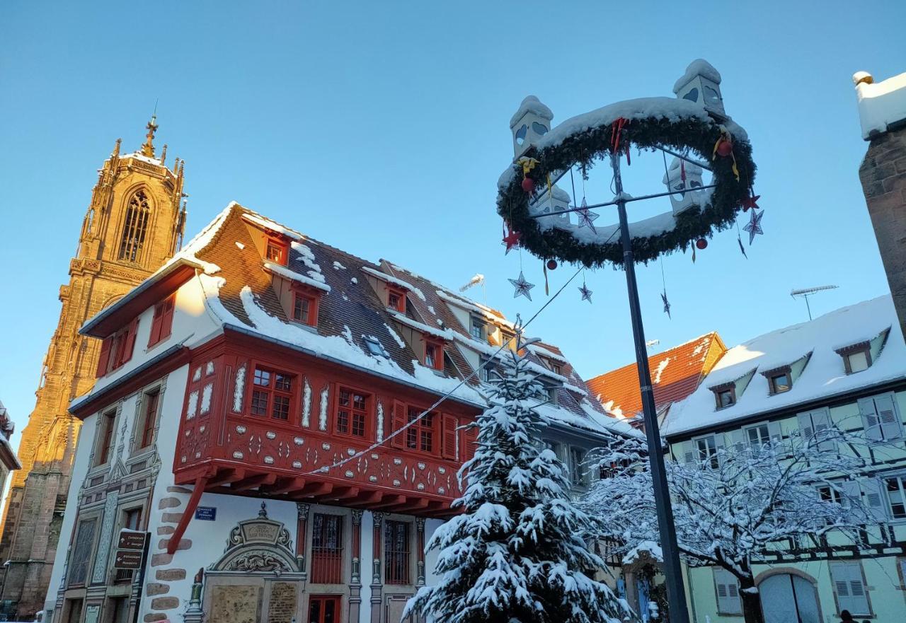 LA MAISON BLEUE, à 20 mn de Strasbourg, sur la route des vins, jusqu'à 6 personnes, Sélestat Esterno foto