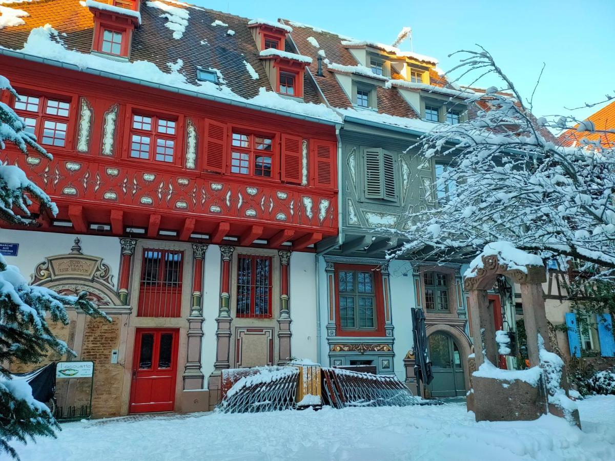 LA MAISON BLEUE, à 20 mn de Strasbourg, sur la route des vins, jusqu'à 6 personnes, Sélestat Esterno foto